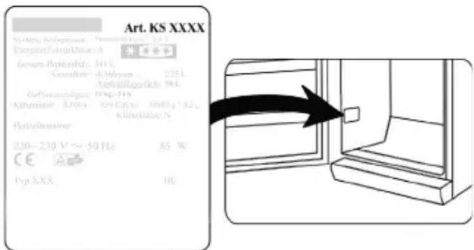 SEVERIN KS 9837 - Information needed by the Customer Service - 1