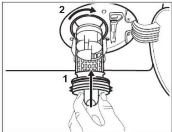 AEG LP5482 - Pour nettoyer la pompe,procédez comme suit: - 7