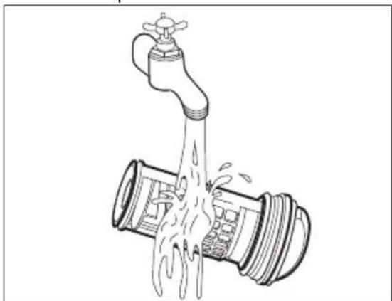 AEG LP5482 - Procedere come segue per effettuare la pulizia della pompa: - 6