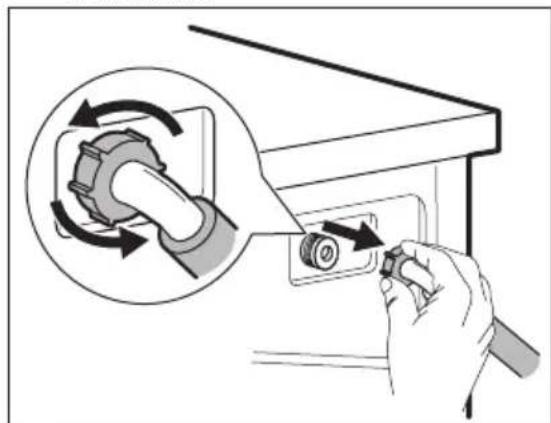 AEG LP5482 - Pulizia del tubo di carico e del filtrro della valvola - 2