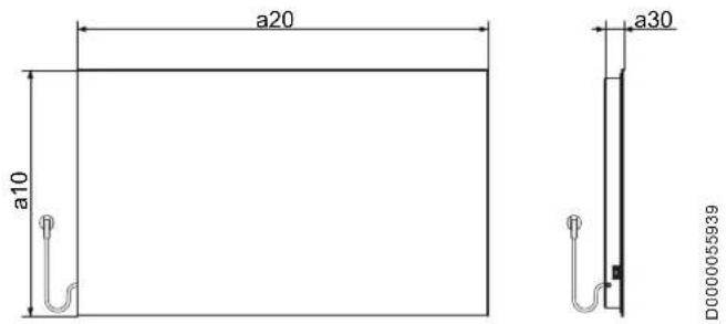 AEG GH 500 W - Afmetingen en aansluitingen - 1