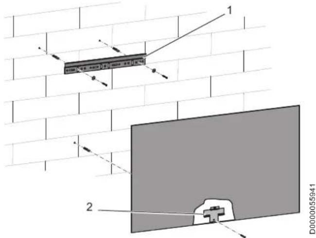 AEG GH 500 W - Fitting the retaining bracket - 2