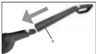 INVENTUM STS625R - CONNECTING AND DISCONNECTING THE HANDLE - 1