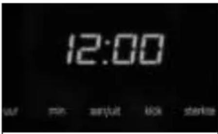 INVENTUM KZ712D - réglage de l'horloge et programmation automatique de la préparation - 1