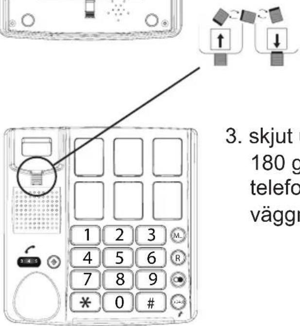 PROFOON TX560 - Väggmontering: - 3