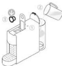 KRUPS Nespresso Essenza Mini XN1108 - Programowanie Iosci wody / Programovane objemu vody - 1