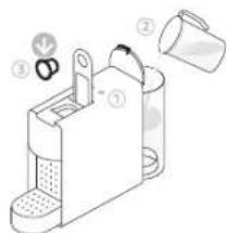 KRUPS Nespresso Essenza Mini XN1108 - Water volume instelen/ Ppoypaumoc oykou vepou - 1