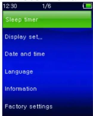 LENCO XEMIO760 BT - Gebruik het instelmenu - 2
