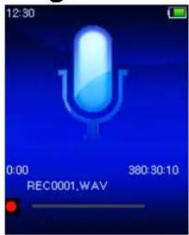 LENCO XEMIO760 BT - Démarrer l'enregistrement vocal : - 1