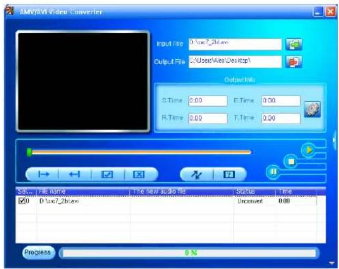 LENCO XEMIO760 BT - Convertir des fichiers vidéo en AVI - 1