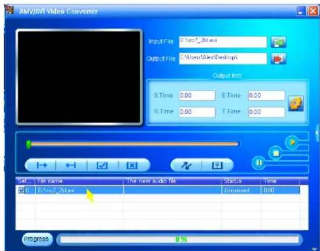 LENCO XEMIO760 BT - Convert Video files intoAVI - 3