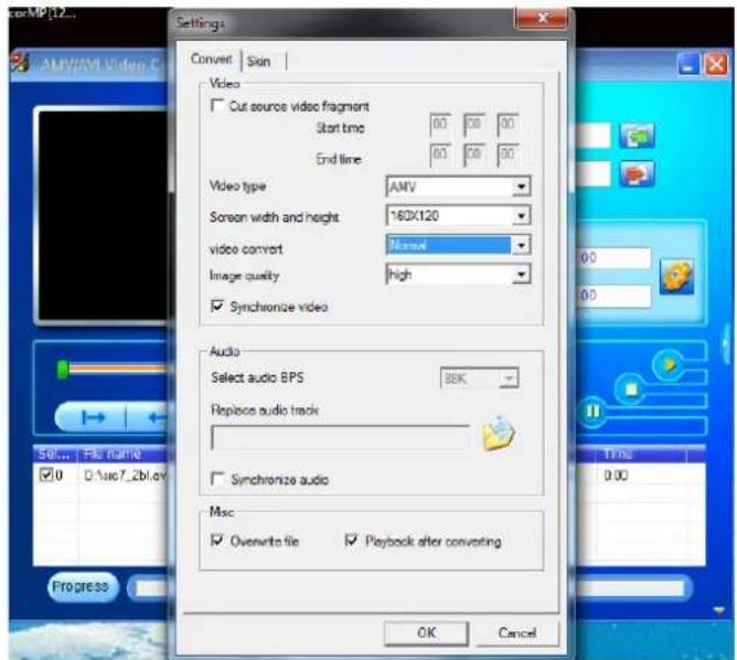 LENCO XEMIO760 BT - Convertir des fichiers vidéo en AVI - 3