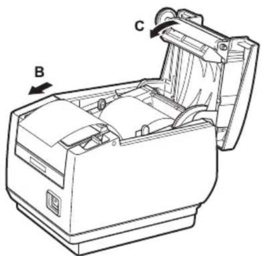CITIZEN CTS601II - Loading Paper - 3