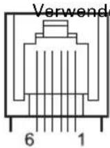 CITIZEN CTS601II - Pinbelegung der Buchse - 1