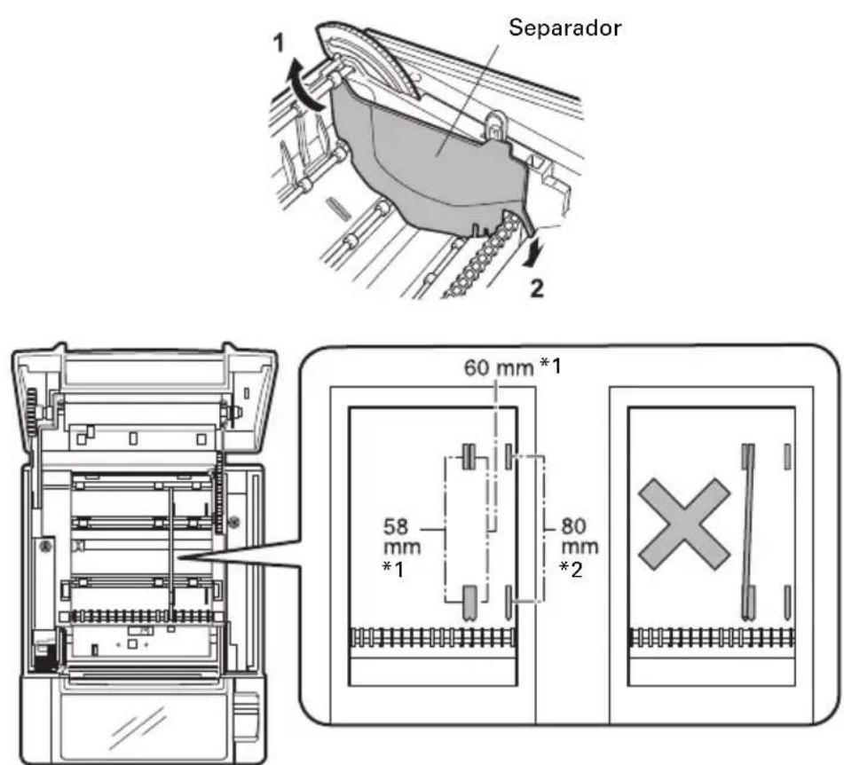 CITIZEN CTS601II - Separador para rollo de papel - 1
