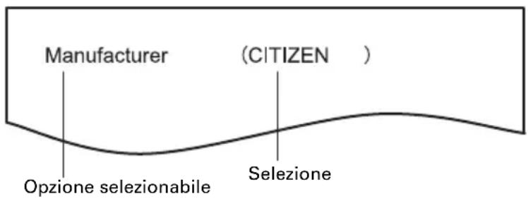 CITIZEN CTS601II - Modalità Quick setting - 1