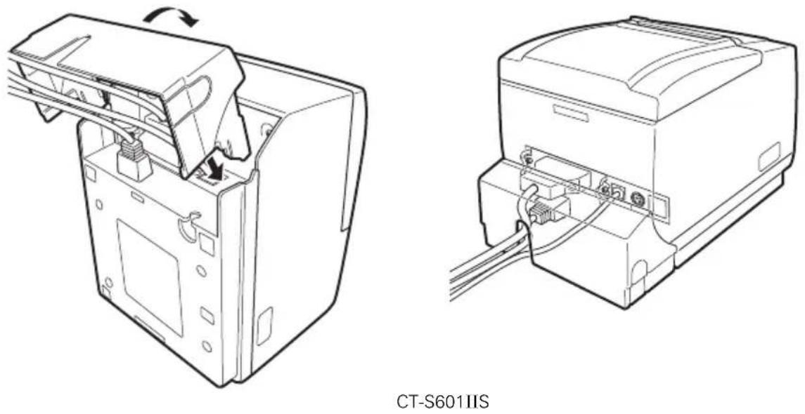 CITIZEN CTS601II - Attaching the Interface Cover - 1