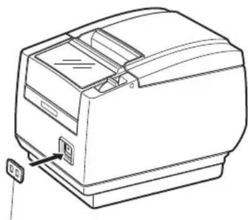 CITIZEN CTS601II - Fixation du capot du commutateur d'alimentation - 1