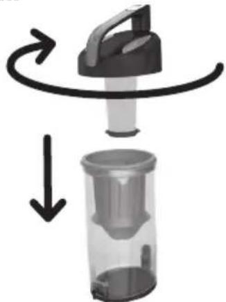 DIRT DEVIL Direct Power - CLEAN THE RINSABLE FILTER - 4