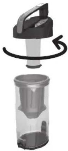 DIRT DEVIL Direct Power - CLEAN THE CYCLONIC ASSEMBLY - 1