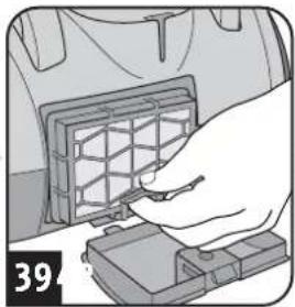 DIRT DEVIL BG72 - Uitblaasfilter reinigen/ervangen - 2