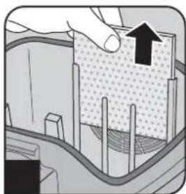 DIRT DEVIL BG72 - Cleaning / changing the motor protection filter - 2
