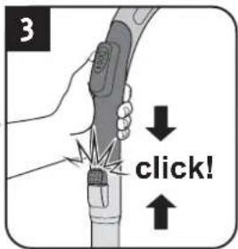 DIRT DEVIL BG72 - Assemble appliance and adjust nozzles to surface - 3
