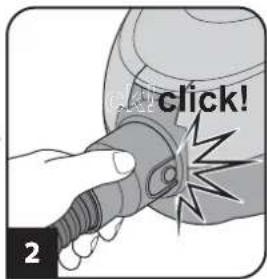 DIRT DEVIL BG72 - Assemble appliance and adjust nozzles to surface - 2