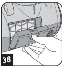 DIRT DEVIL BG72 - Uitblaasfilter reinigen/ervangen - 1