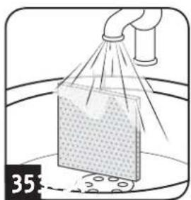 DIRT DEVIL BG72 - Remplacement / nettoyage du filtr de protection du moteur - 3