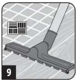 DIRT DEVIL BG72 - Assemble appliance and adjust nozzles to surface - 9