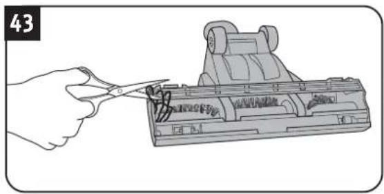 DIRT DEVIL BG72 - Cleaning the turbo brush - 1