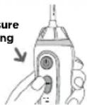 Waterpik WP562E - Adjusting the Pressure Setting - 1