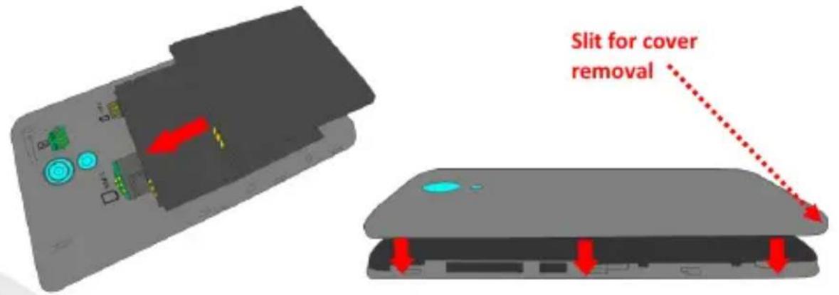 NGM-Mobile You Color P503 - Inserting the battery - 1