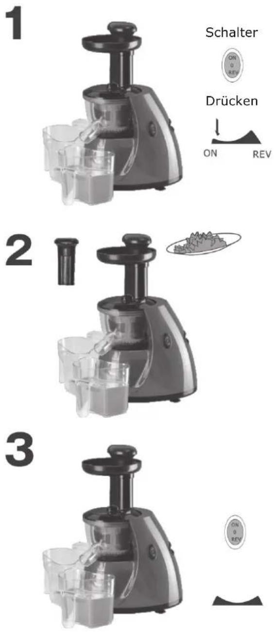 Klarstein Juicer - Gerätenutzung - 1
