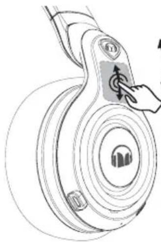 MONSTER Elements Wireless OverEar - 使用指尖控制 - 1