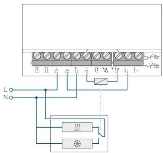 Homematic IP HmIPMIOB - Aansluiting Change-Over-Pilot - 2