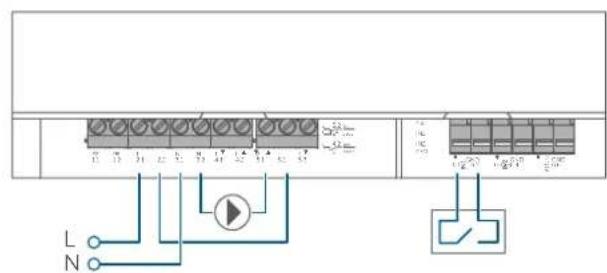 Homematic IP HmIPMIOB - Aansluiting temperatuurbegrenzer - 2
