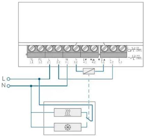 Homematic IP HmIPMIOB - Change over pilot supply - 2