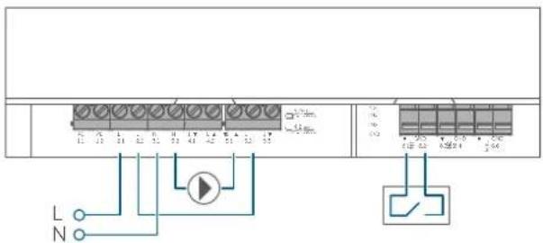 Homematic IP HmIPMIOB - Temperature limiter connection - 2