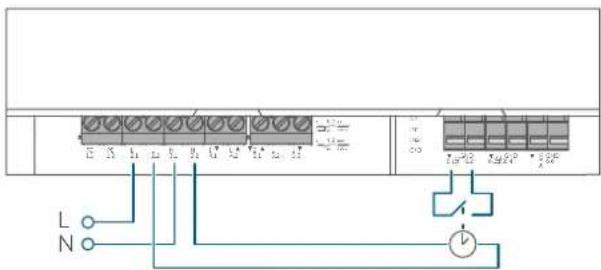 Homematic IP HmIPMIOB - Raccordement d'une minuterie externe - 2