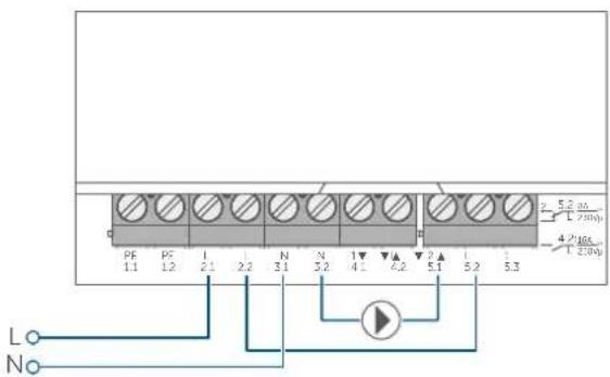 Homematic IP HmIPMIOB - Aansluiting pomp - 1