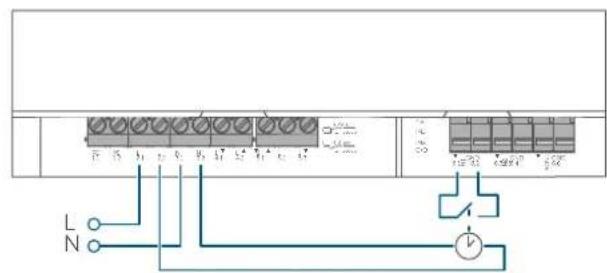 Homematic IP HmIPMIOB - Conexión de temporizador externo - 1