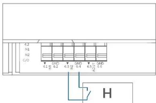 Homematic IP HmIPMIOB - Humidity sensor connection - 1