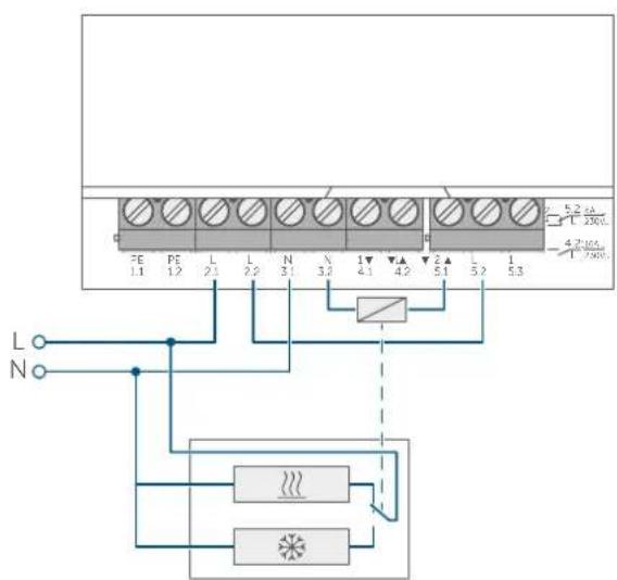 Homematic IP HmIPMIOB - Anschluss Change-Over-Pilot - 2