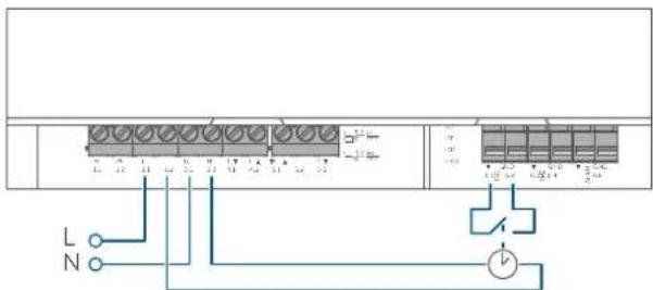 Homematic IP HmIPMIOB - Anschluss externe Schaltuhr - 2