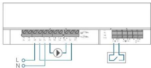 Homematic IP HmIPMIOB - Conexión de limitador de temperatura - 1