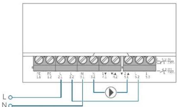 Homematic IP HmIPMIOB - Pump connection - 1