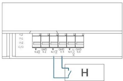 Homematic IP HmIPMIOB - Raccordement de la sonde d'humidité - 1