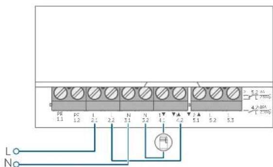Homematic IP HmIPMIOB - Anschluss Kessel - 1